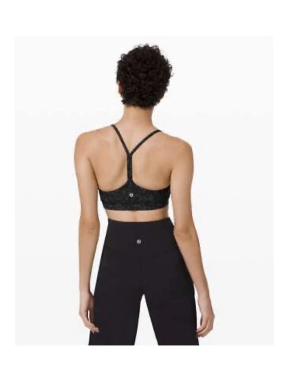 Lululemon Size 6 Animal Print Sports Bra Light Support | Y-Back | Pads Included - Picture 3 of 8